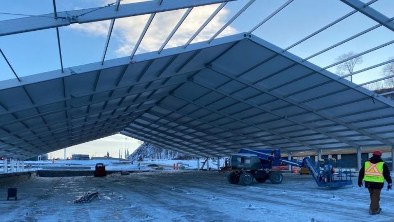 Concrete Construction Enclosure — 100' x 350' New York