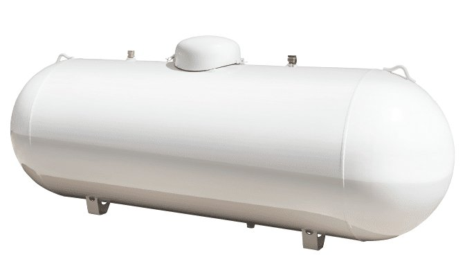 ASME propane tank rental for temporary heating and power